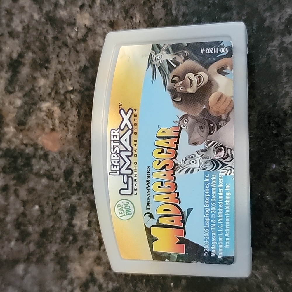 LEAPSTER L-Max Game Madagascar Learning